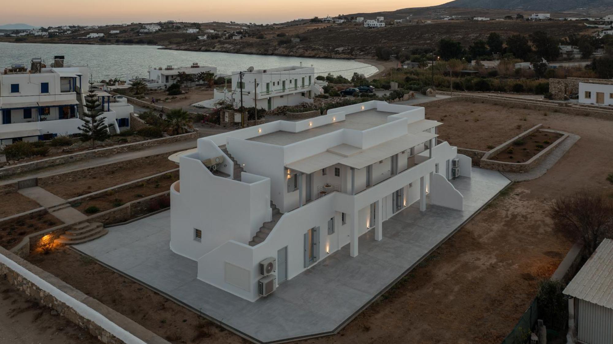 Paros Melodia Apartments Logaras Exterior foto