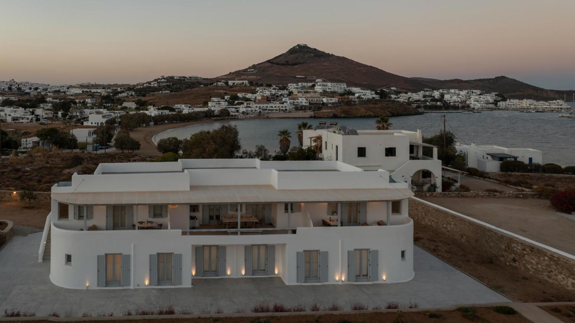 Paros Melodia Apartments Logaras Exterior foto